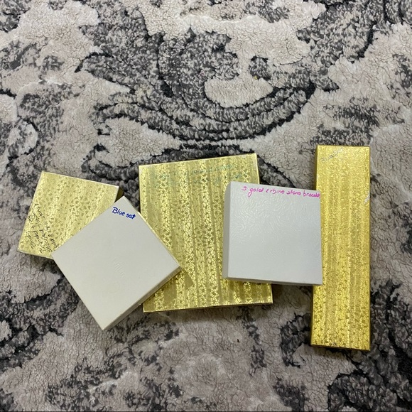 (Lot of 5) Empty Jewelry Boxes